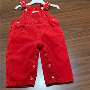 Baby Gap Red Overalls
